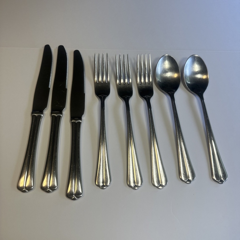IKEA Kitchen Silverware Utensils Stainless Flatware set Lot of 8 Pieces
